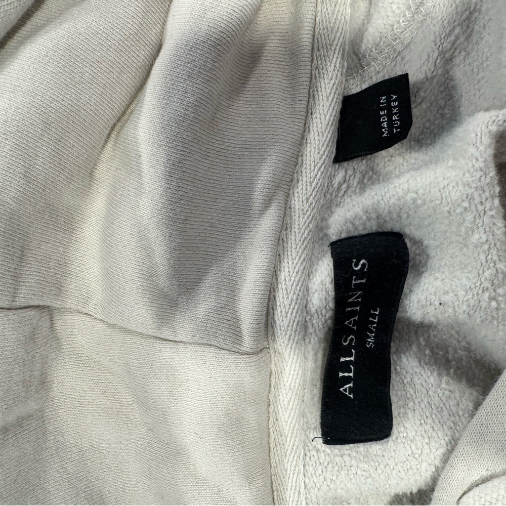 AllSaints Cream Hoodie - Picture 3 of 4